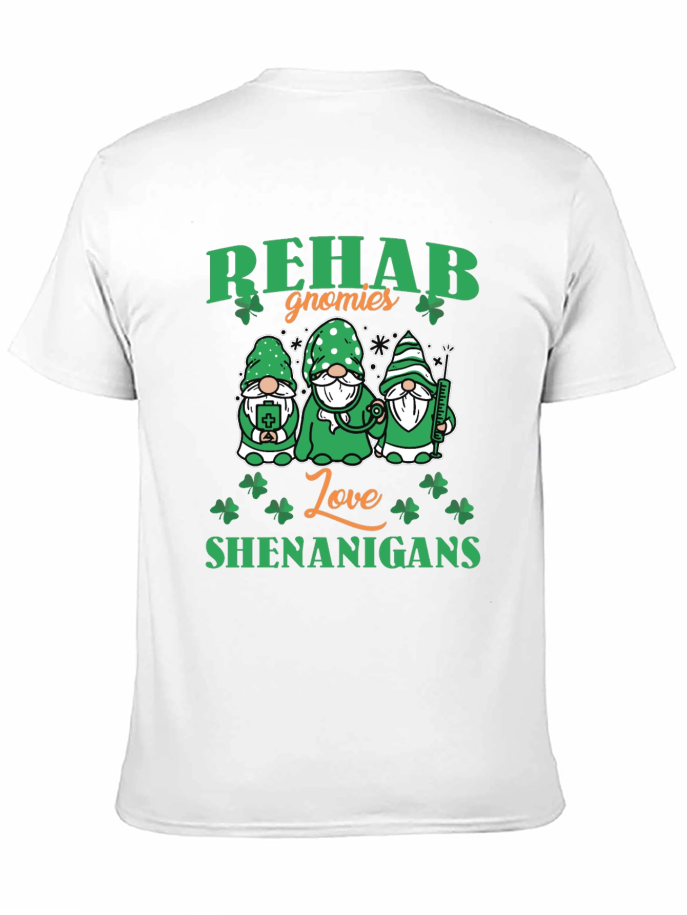 Rehab Gnomies Love Shenanigans St. Patricks Day T-Shirt