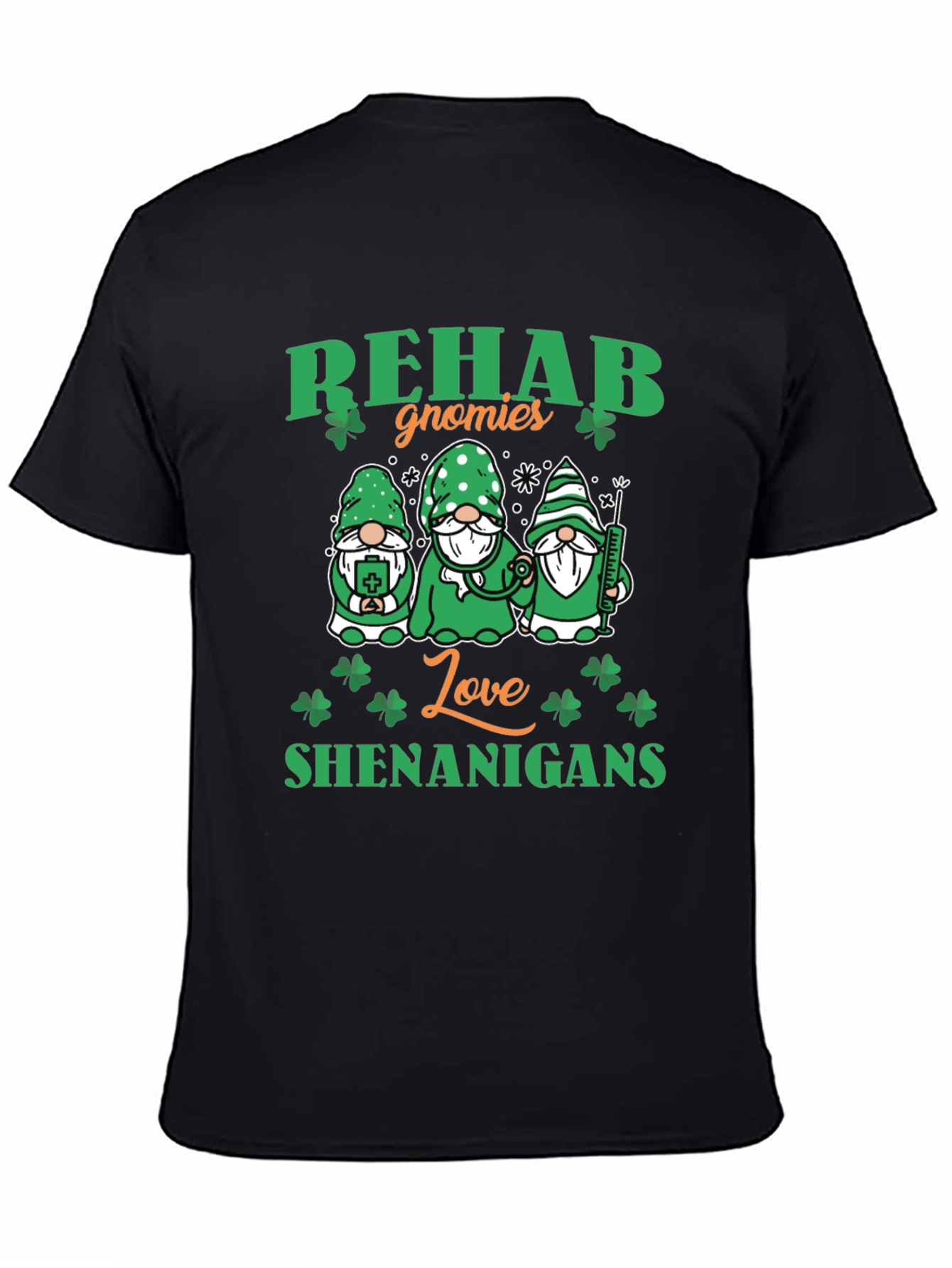 Rehab Gnomies Love Shenanigans St. Patricks Day T-Shirt