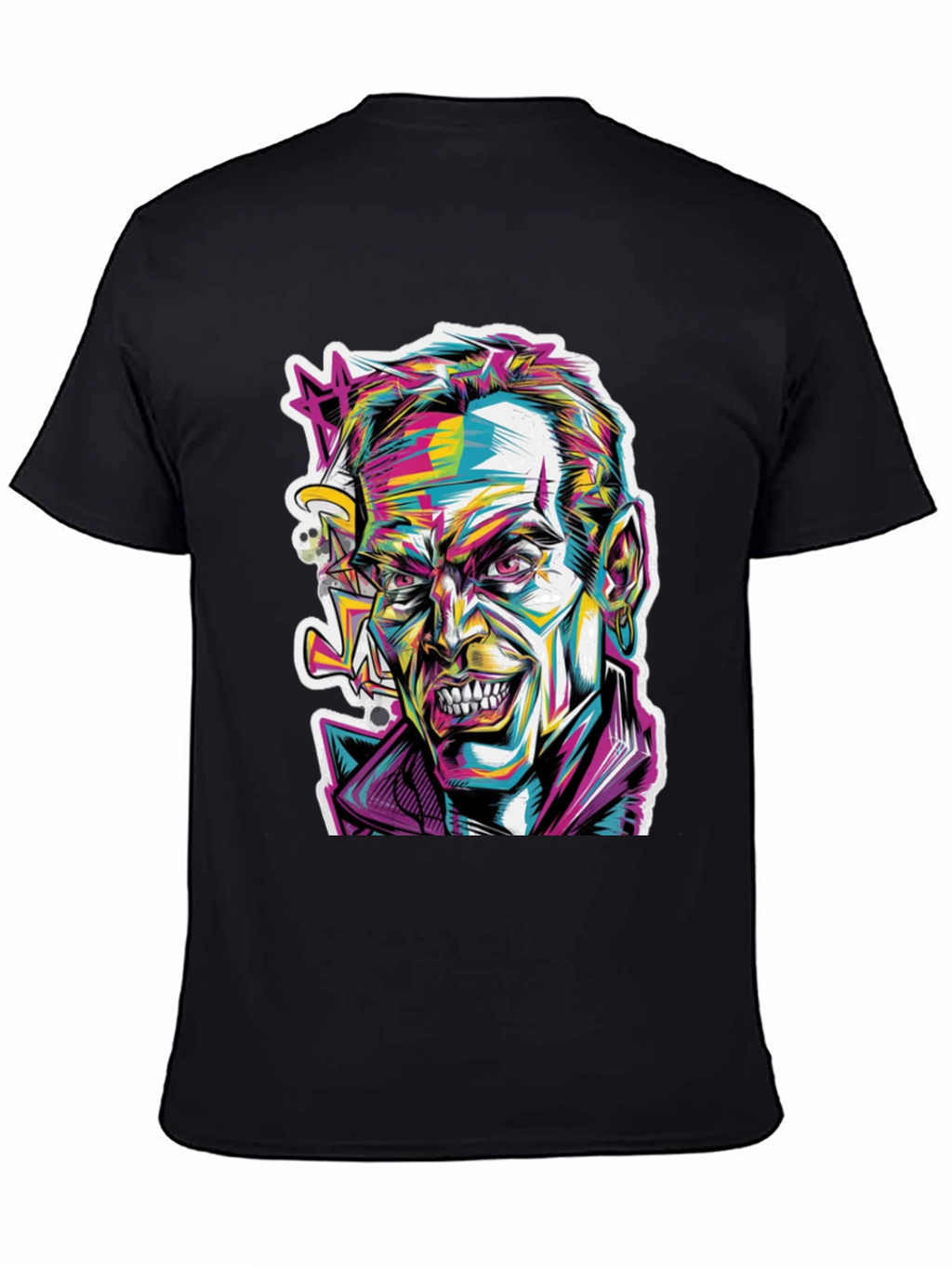 Psychedelic Joker Graphic Tee