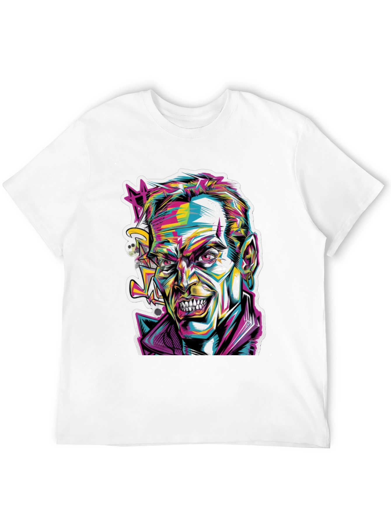 Psychedelic Joker Graphic Tee