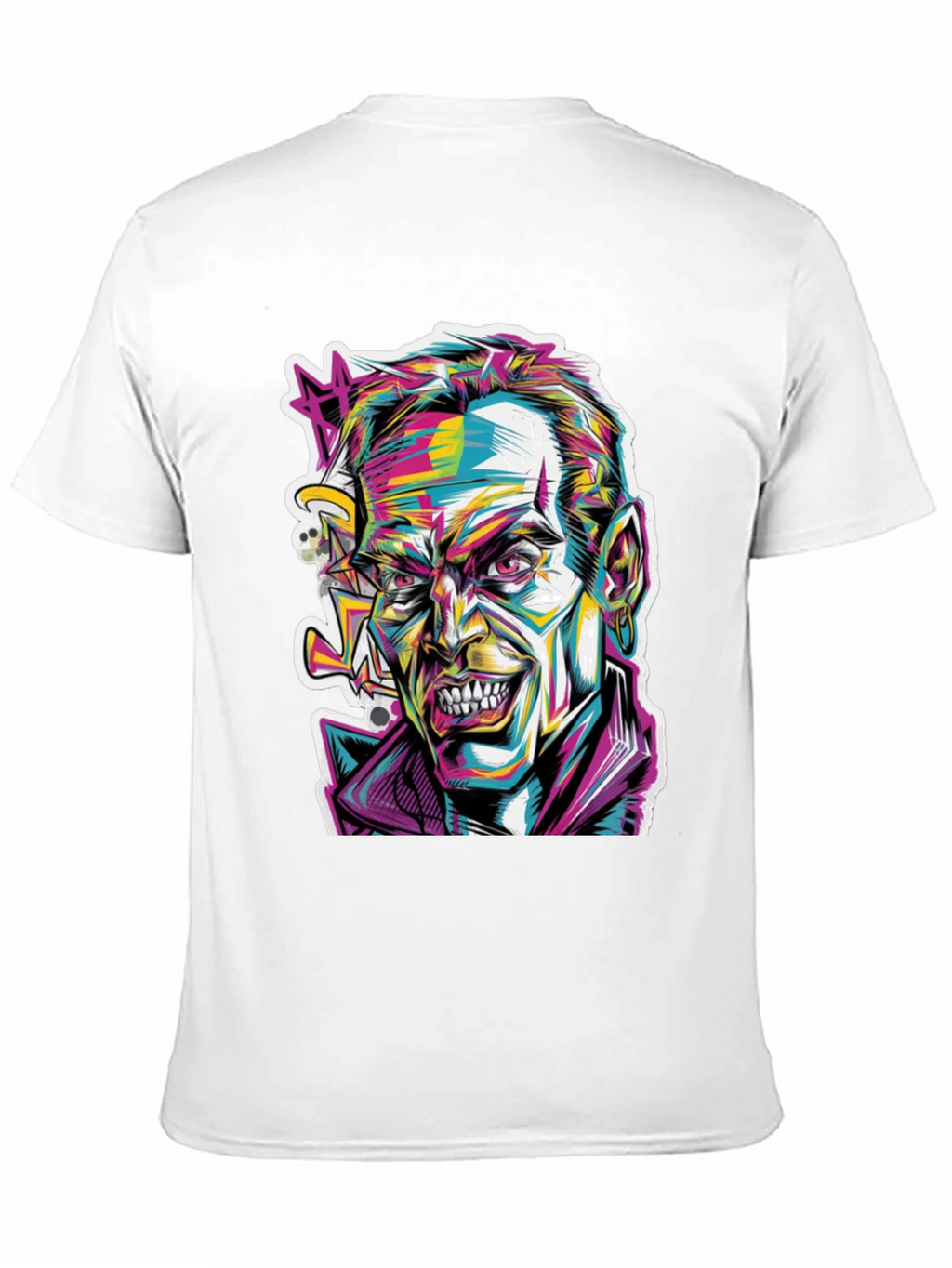 Psychedelic Joker Graphic Tee