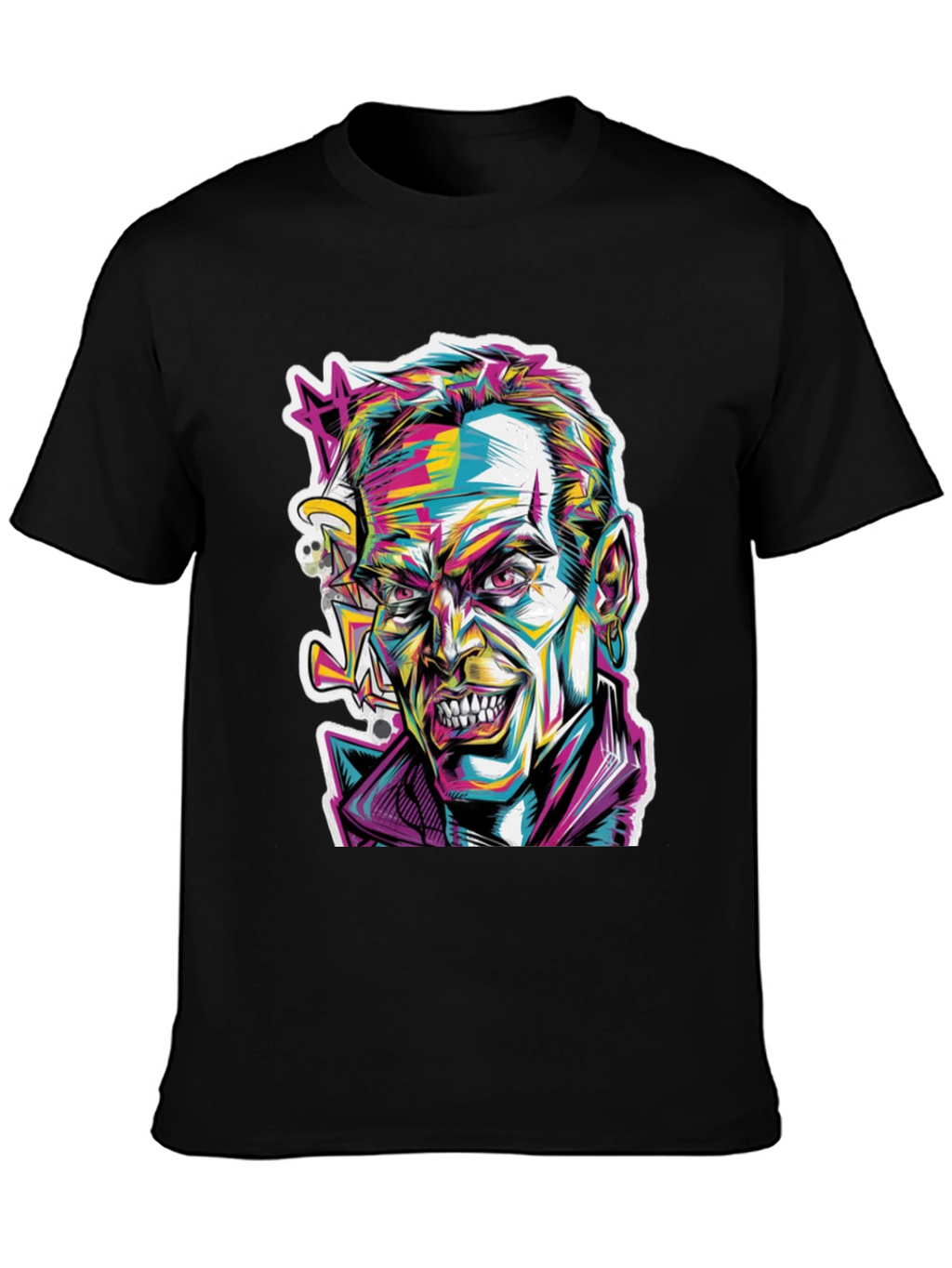 Psychedelic Joker Graphic Tee