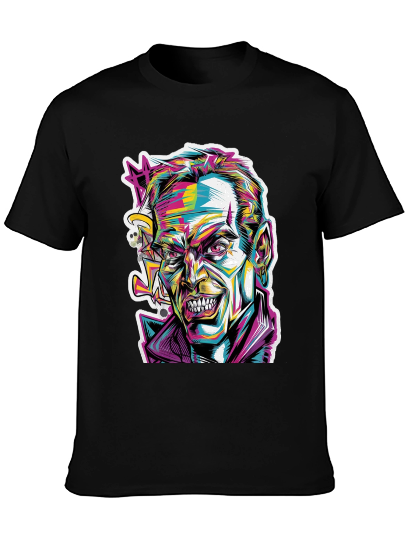 Psychedelic Joker Graphic Tee