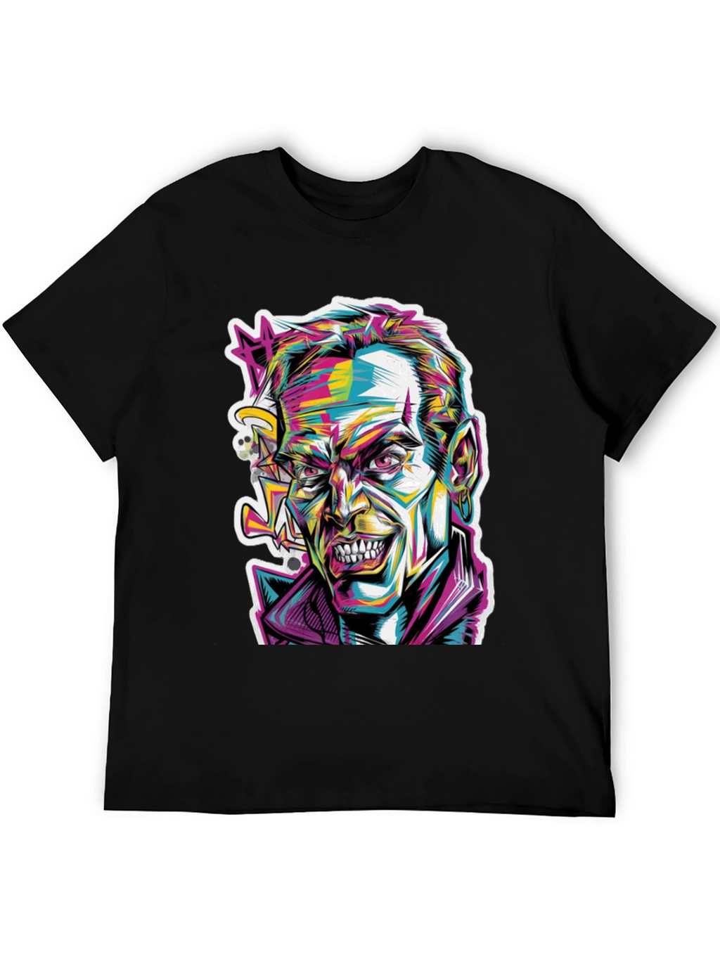 Psychedelic Joker Graphic Tee