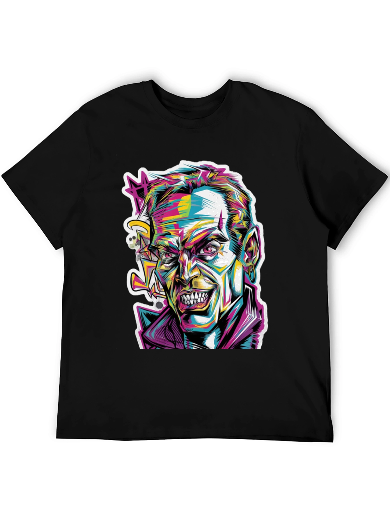 Psychedelic Joker Graphic Tee
