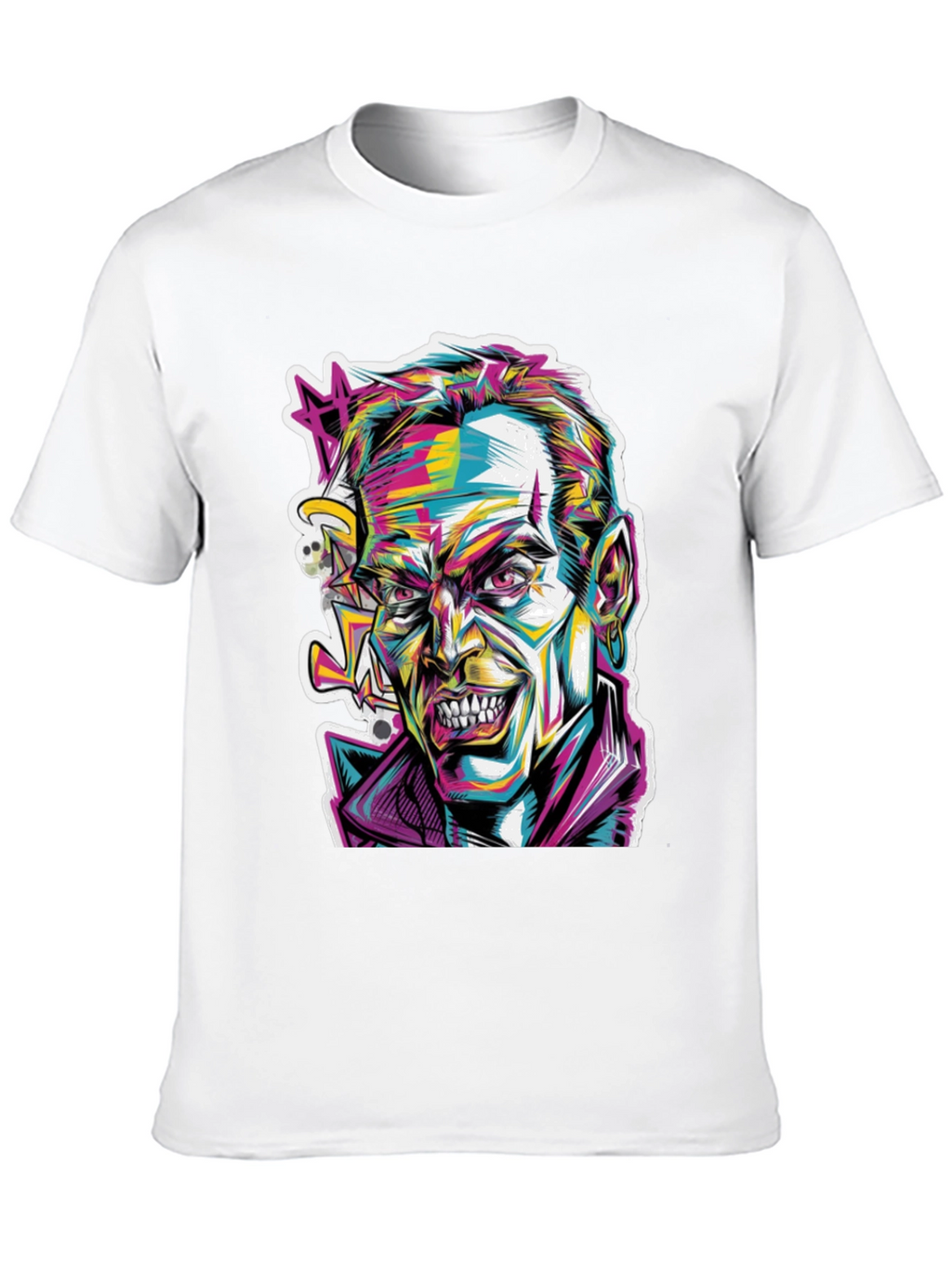 Psychedelic Joker Graphic Tee