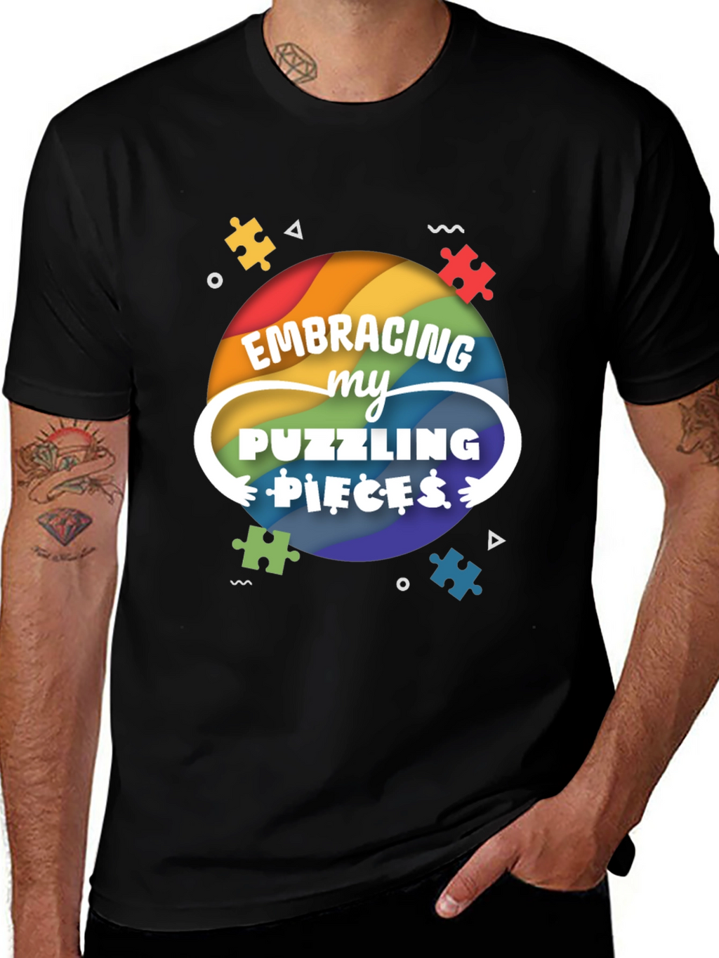 Embracing My Puzzling Pieces T-Shirt