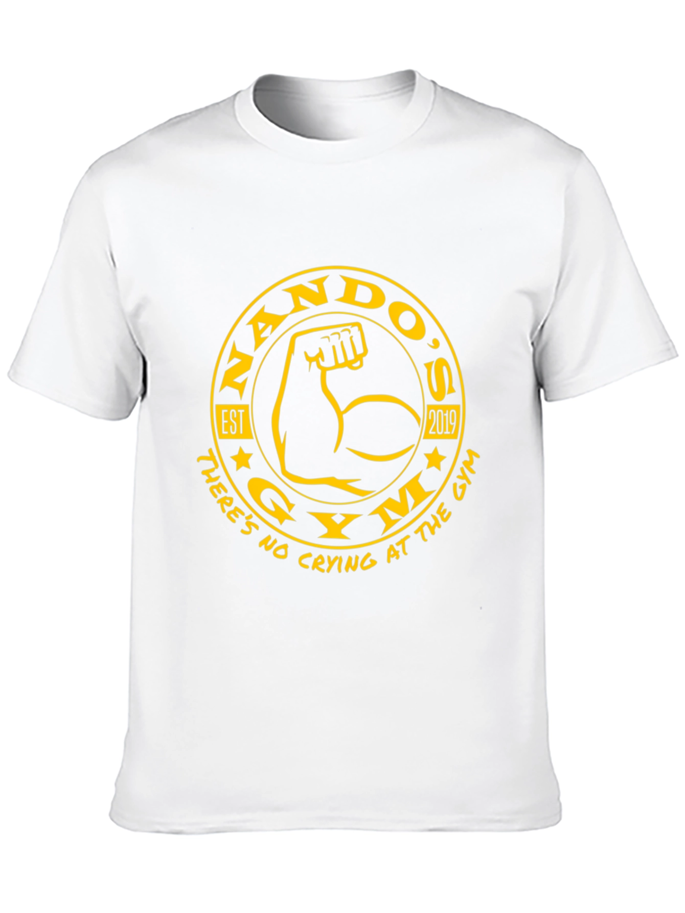 Nandos Gym Black T-Shirt - No Crying!