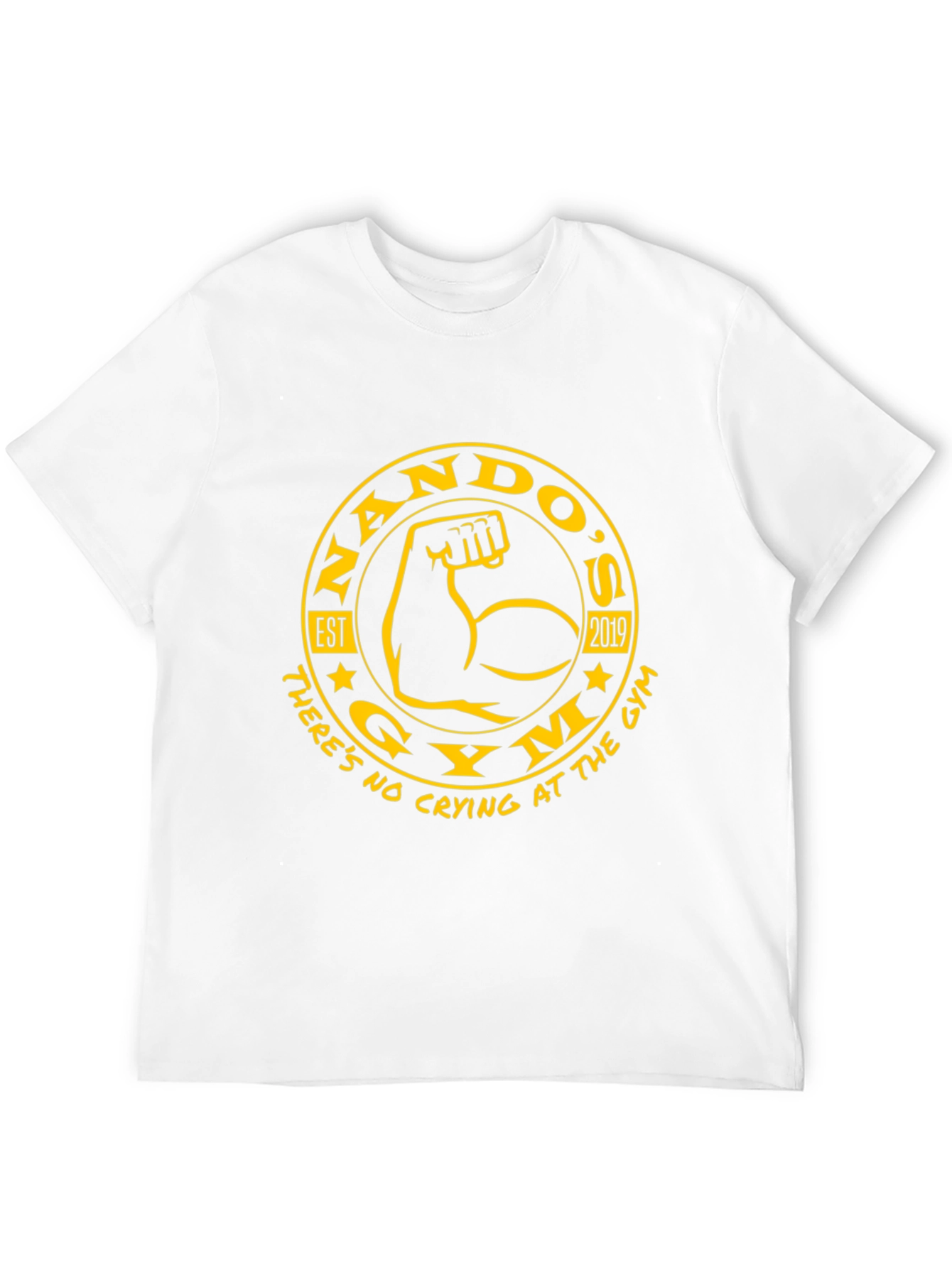 Nandos Gym Black T-Shirt - No Crying!