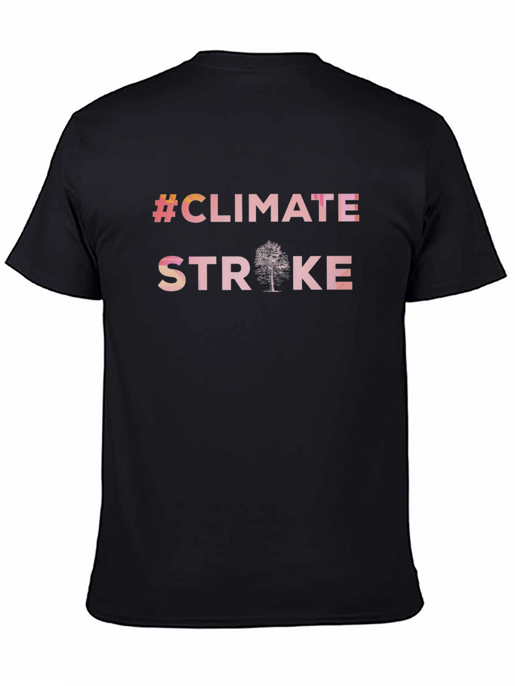 Climate Strike Graphic T-Shirt - Black Cotton Tee
