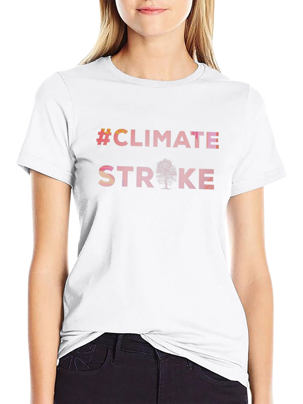 Climate Strike Graphic T-Shirt - Black Cotton Tee