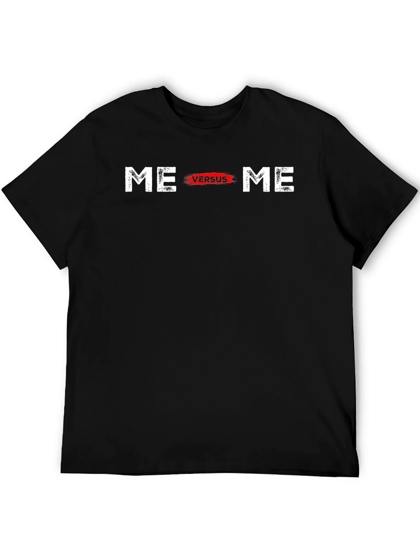 Me Versus Me Graphic T-Shirt - Black