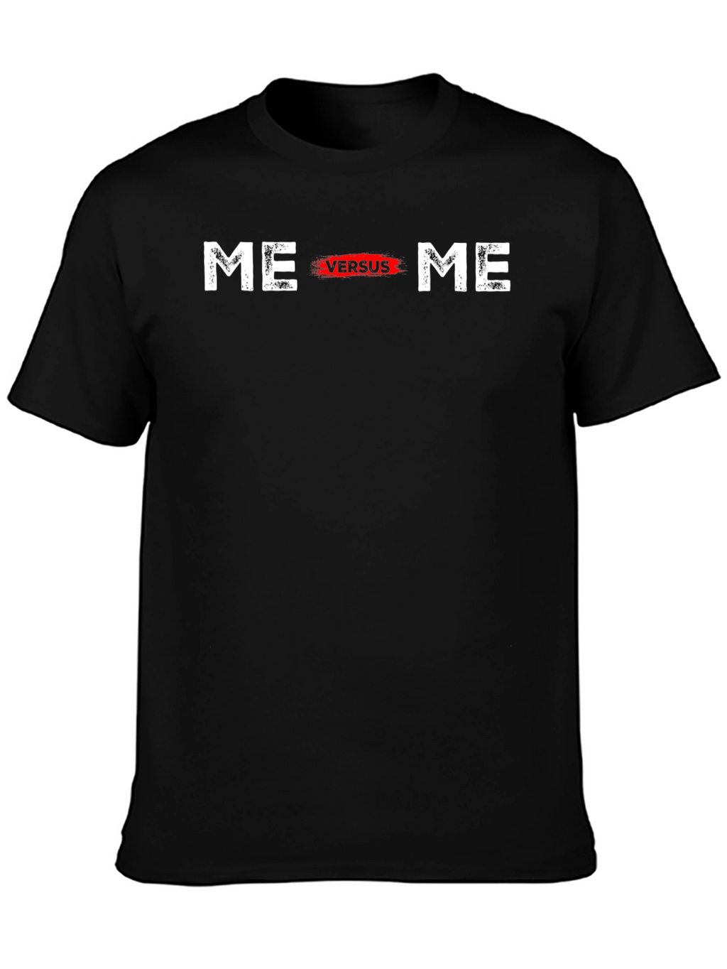Me Versus Me Graphic T-Shirt - Black