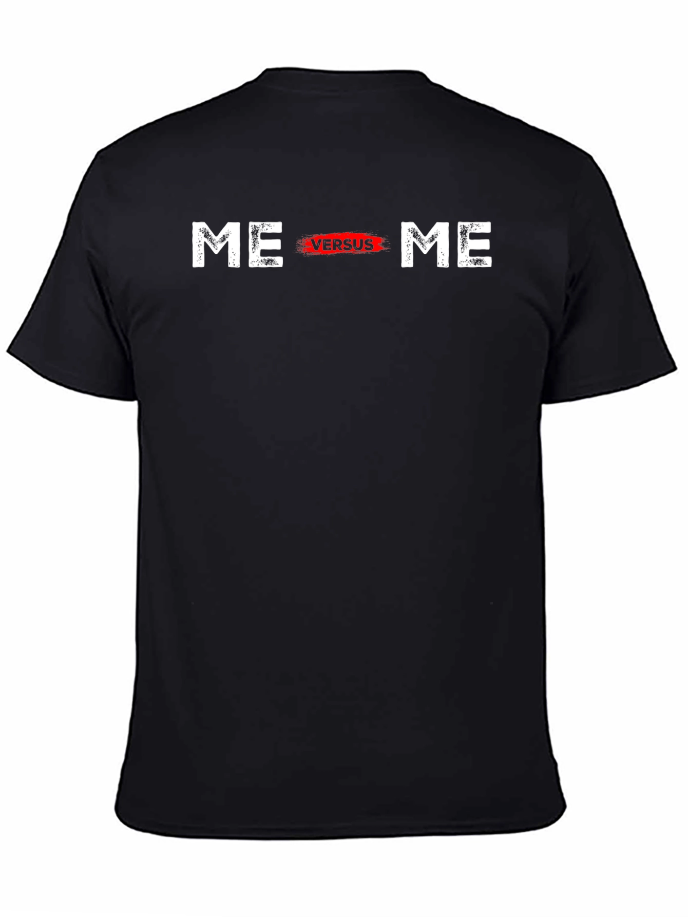 Me Versus Me Graphic T-Shirt - Black