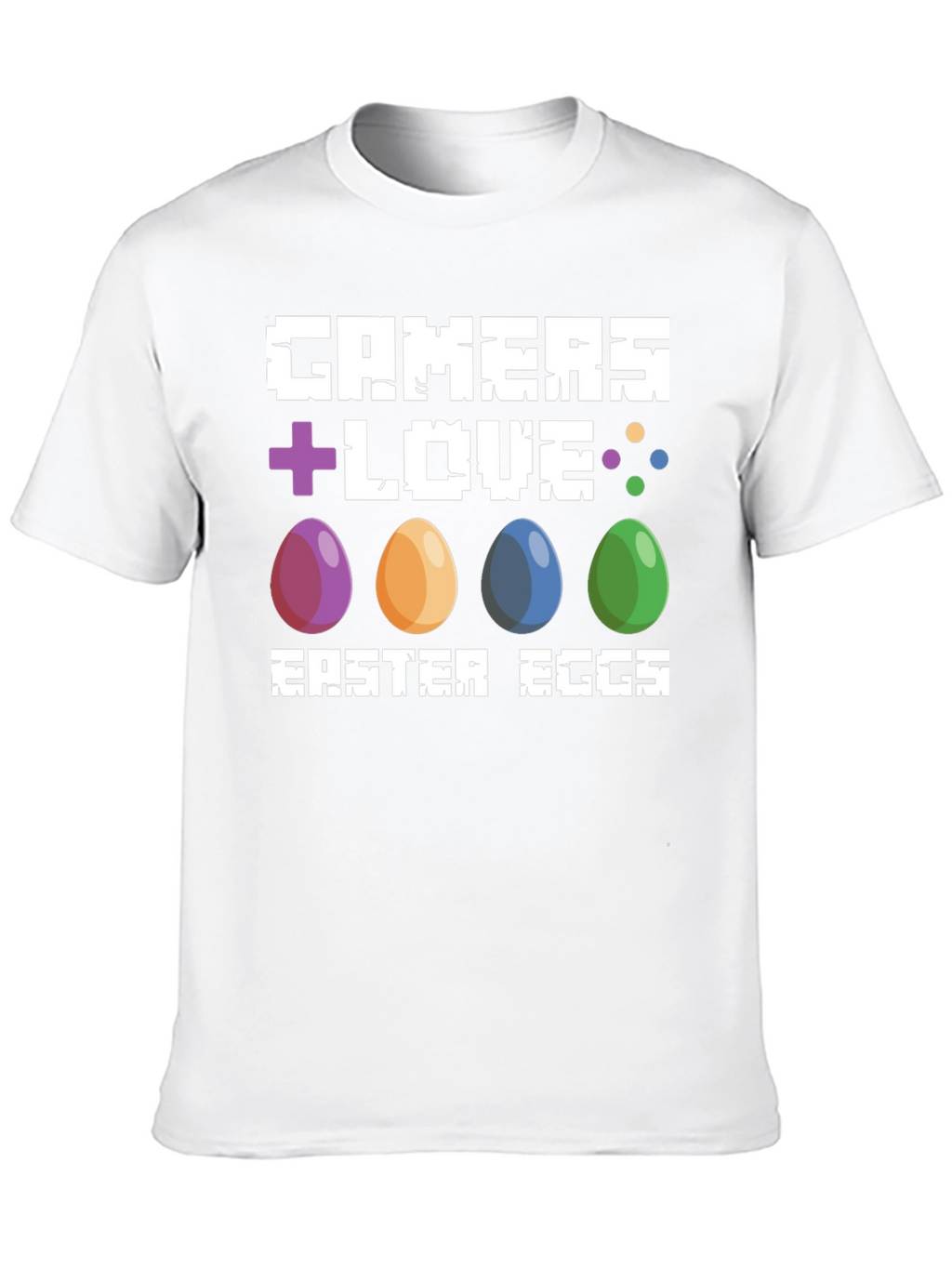 Gamers Love Easter Eggs T-Shirt - Gaming Easter Tee