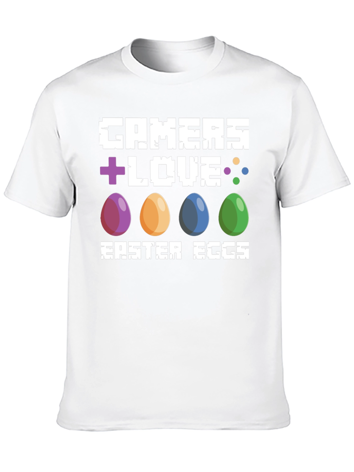 Gamers Love Easter Eggs T-Shirt - Gaming Easter Tee