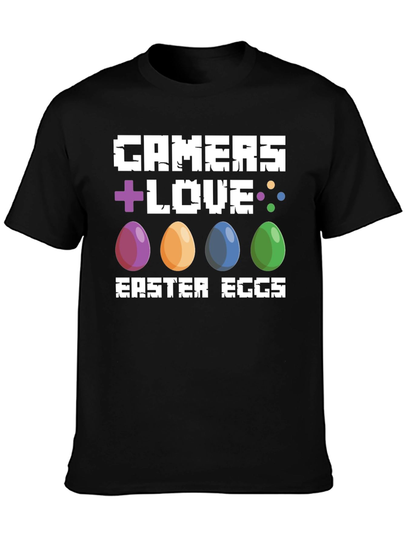 Gamers Love Easter Eggs T-Shirt - Gaming Easter Tee