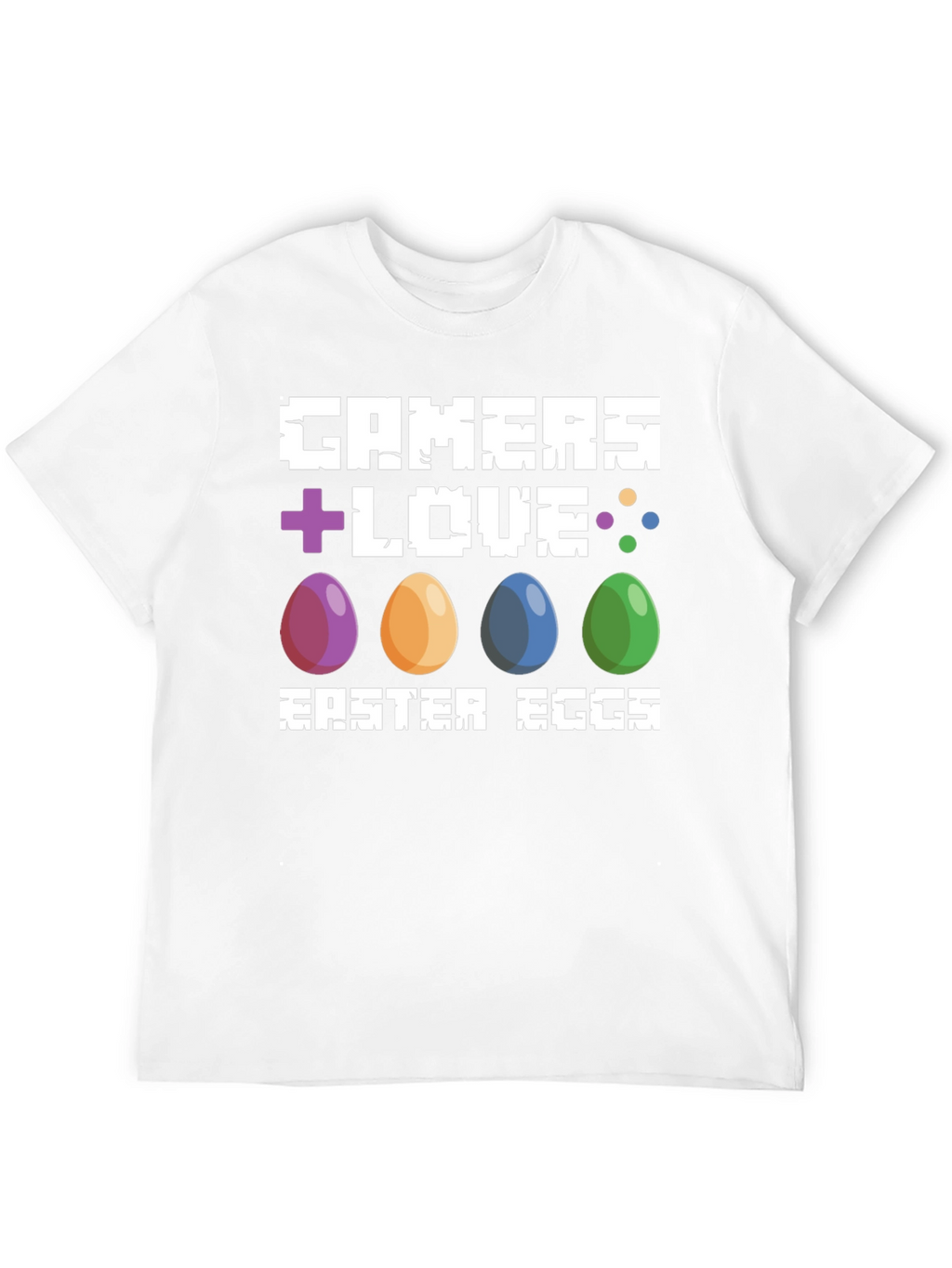Gamers Love Easter Eggs T-Shirt - Gaming Easter Tee