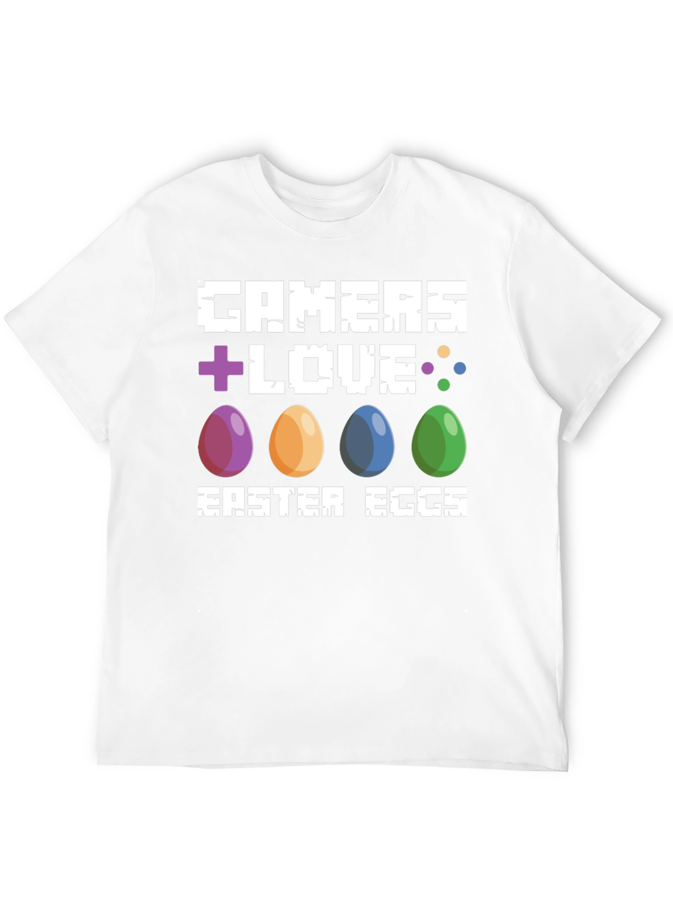 Gamers Love Easter Eggs T-Shirt - Gaming Easter Tee