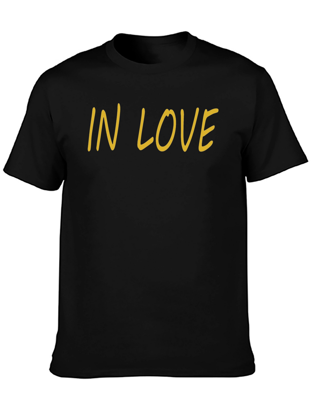 In Love Black Tee Shirt