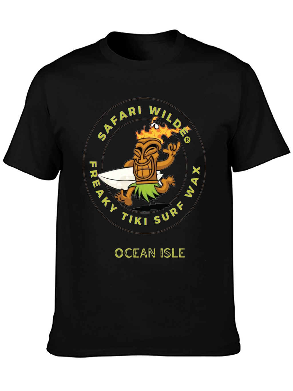 Safari Wilde Tiki Surf Wax Graphic T-Shirt