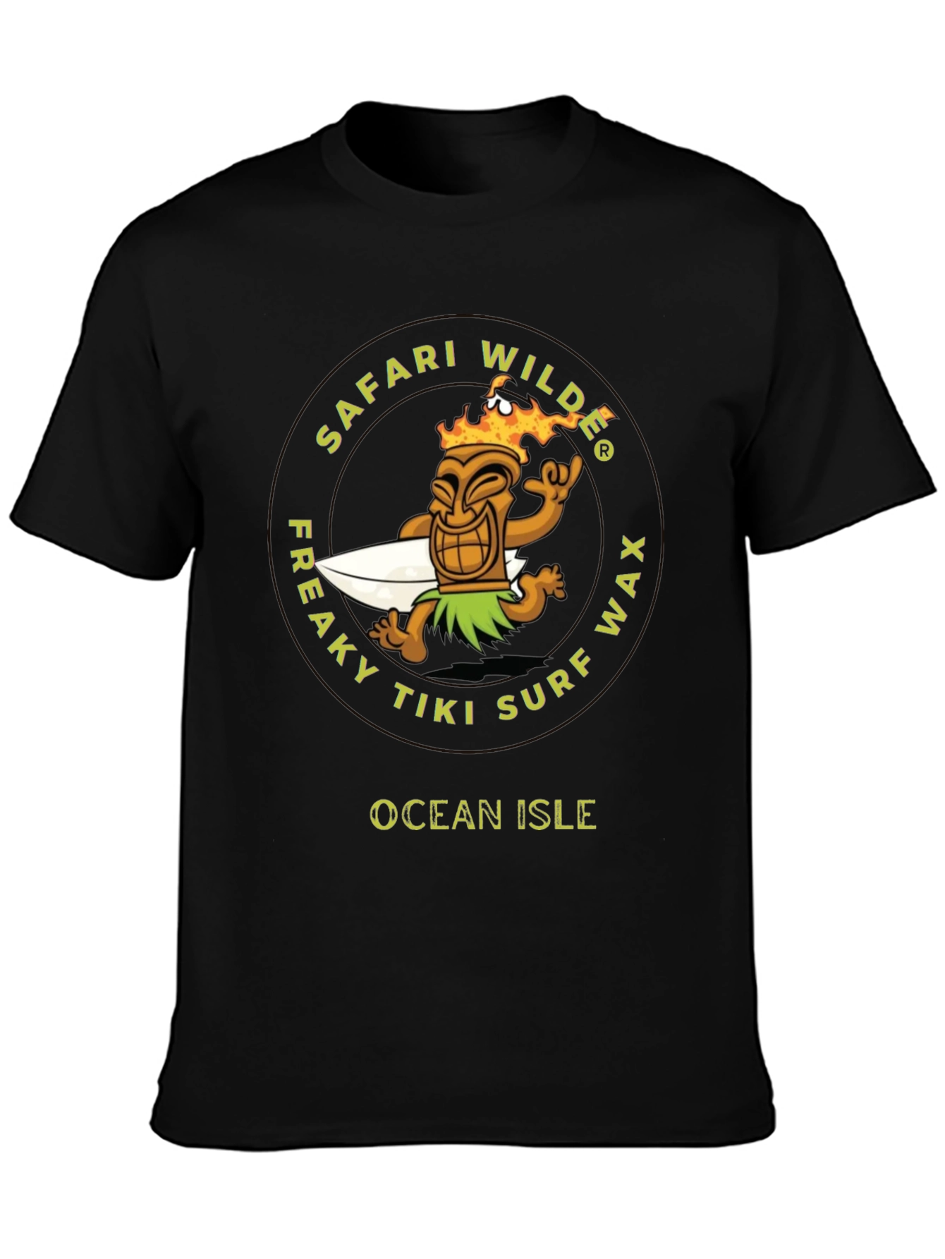 Safari Wilde Tiki Surf Wax Graphic T-Shirt