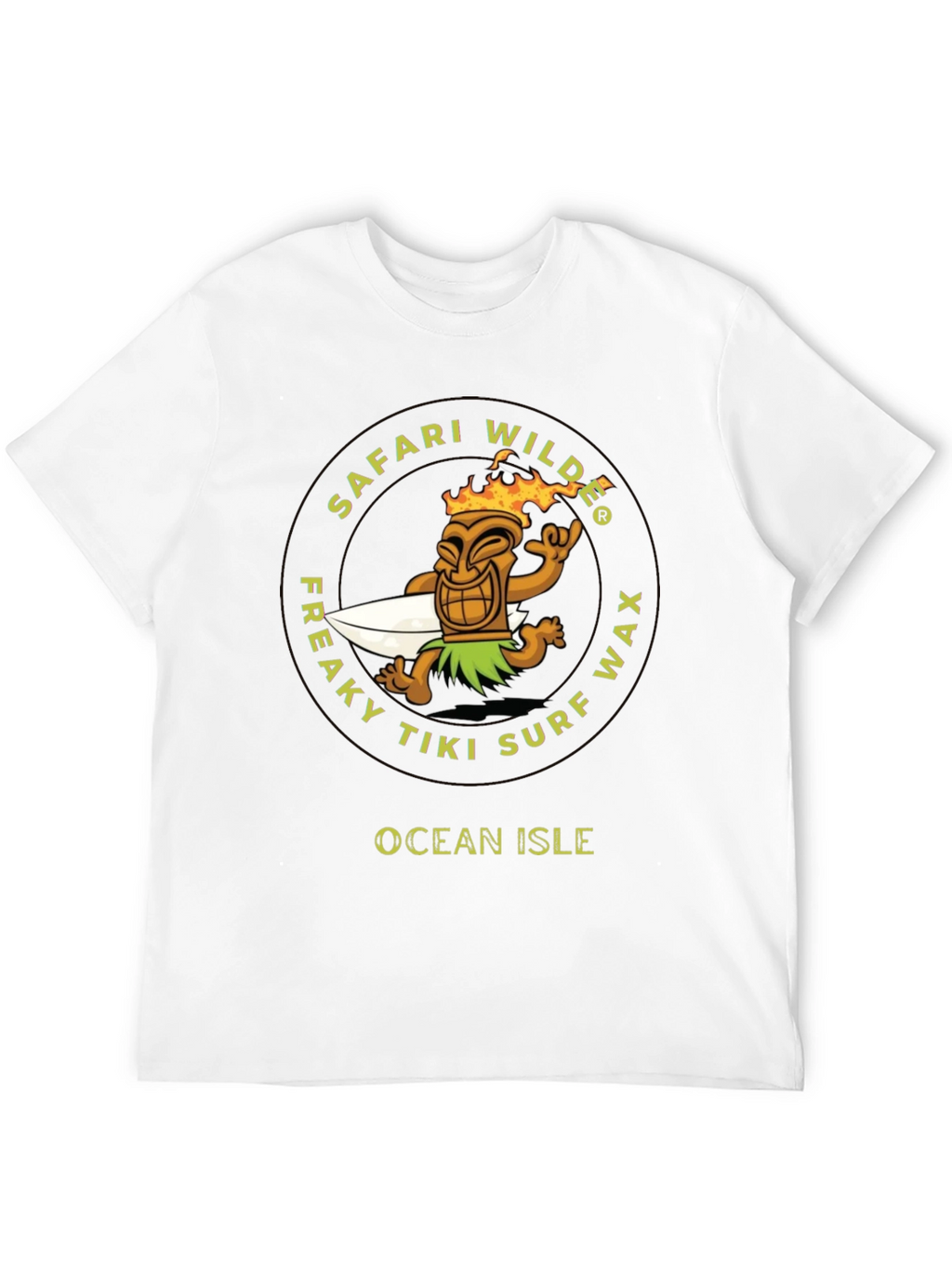 Safari Wilde Tiki Surf Wax Graphic T-Shirt