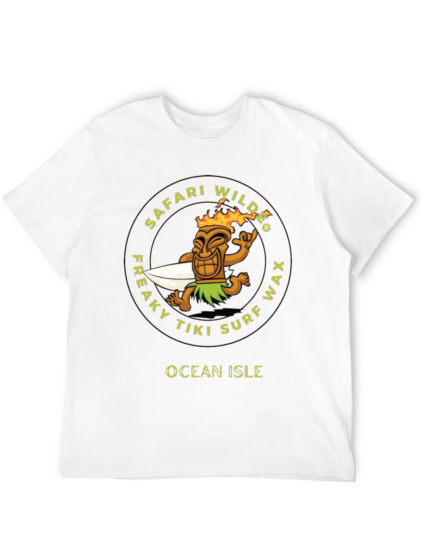 Safari Wilde Tiki Surf Wax Graphic T-Shirt
