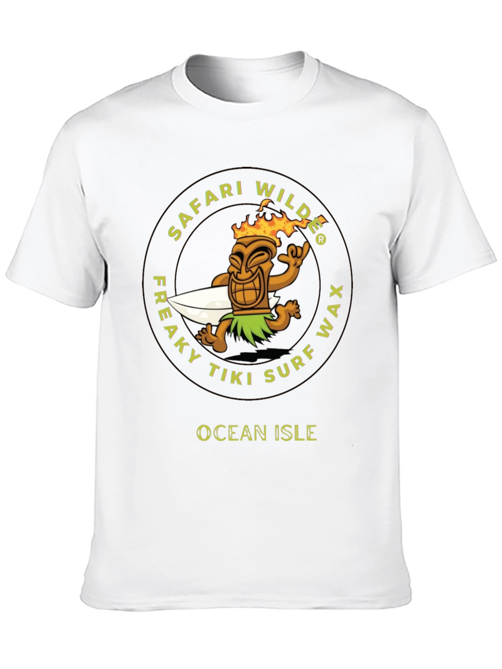 Safari Wilde Tiki Surf Wax Graphic T-Shirt