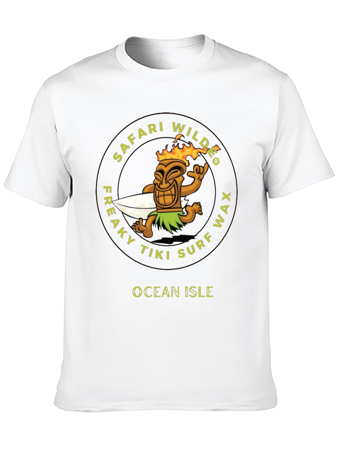Safari Wilde Tiki Surf Wax Graphic T-Shirt