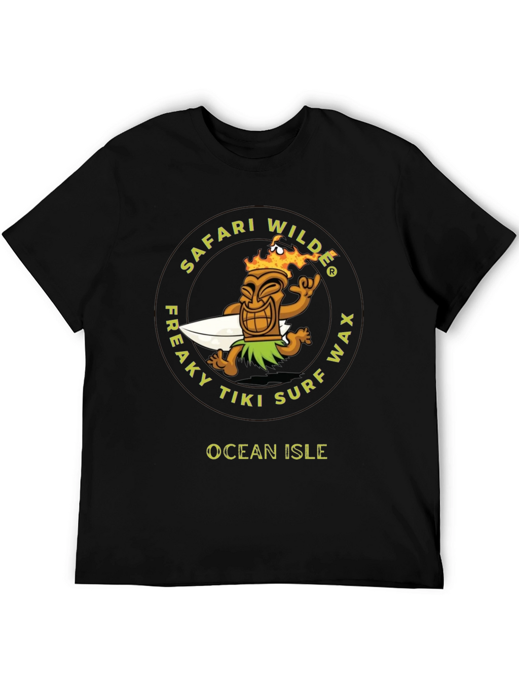Safari Wilde Tiki Surf Wax Graphic T-Shirt