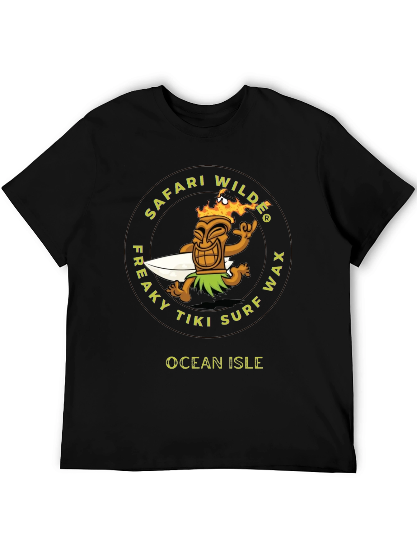 Safari Wilde Tiki Surf Wax Graphic T-Shirt