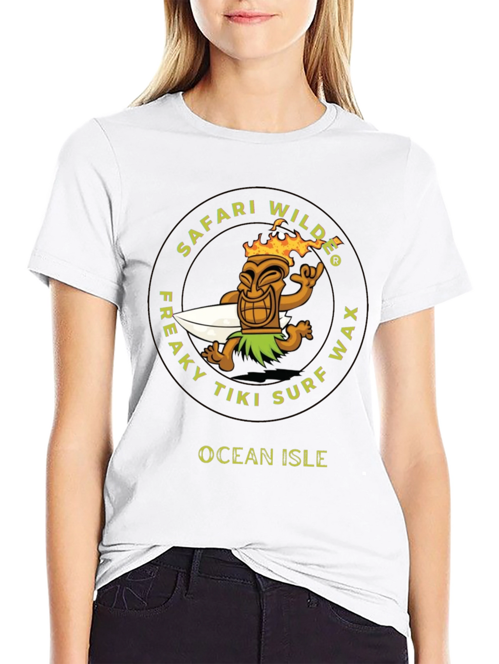 Safari Wilde Tiki Surf Wax Graphic T-Shirt