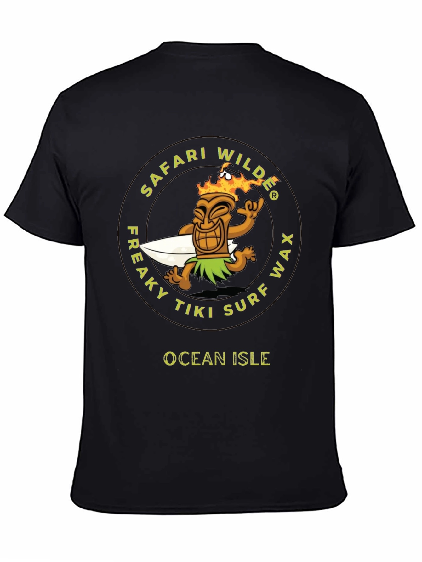 Safari Wilde Tiki Surf Wax Graphic T-Shirt