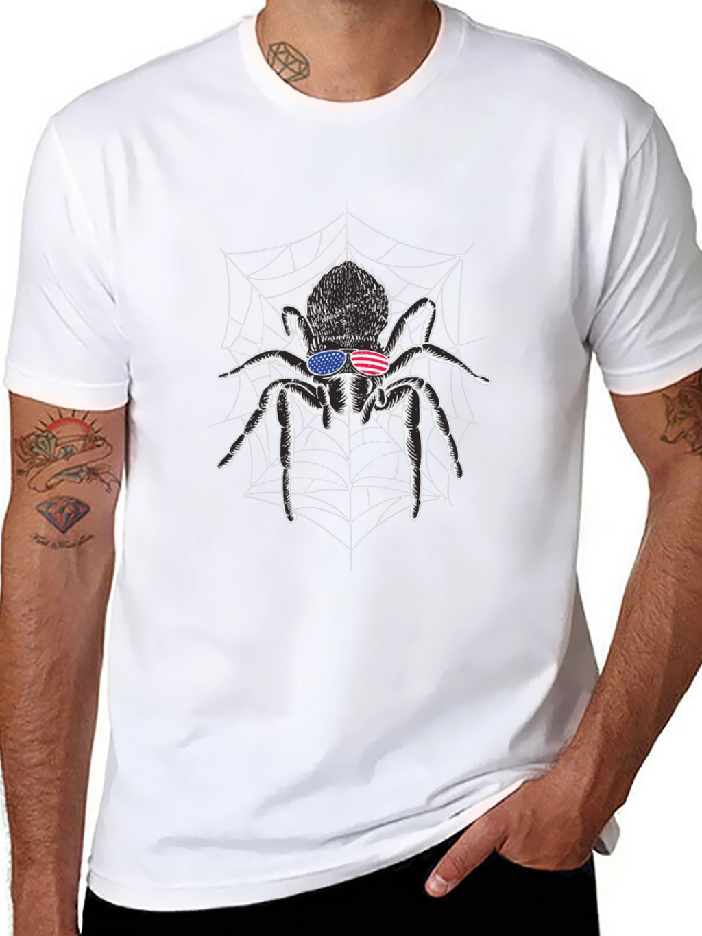 American Spider Graphic T-Shirt
