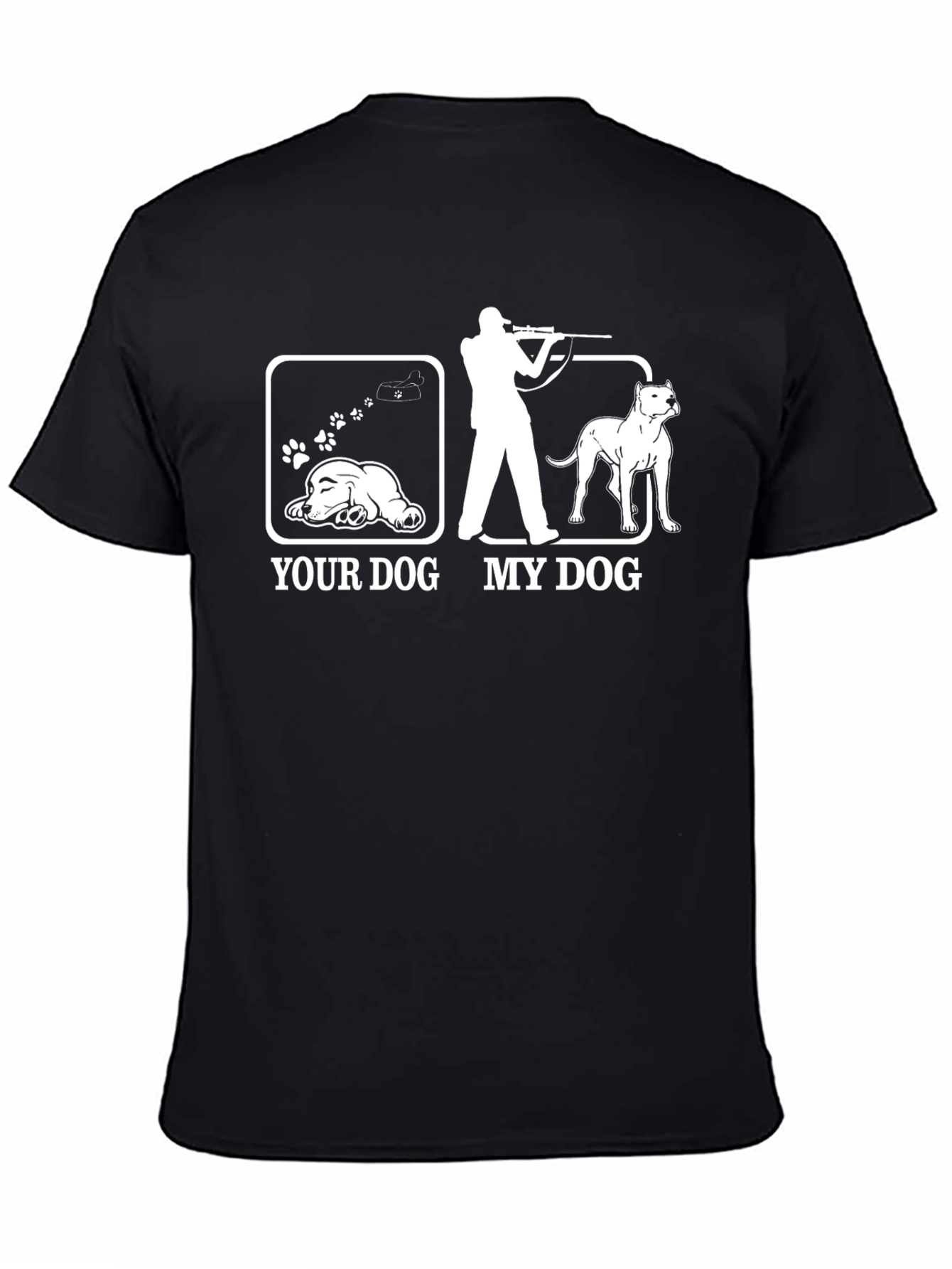 Funny Dog Lover T-Shirt: Your Dog vs. My Dog Graphic Tee