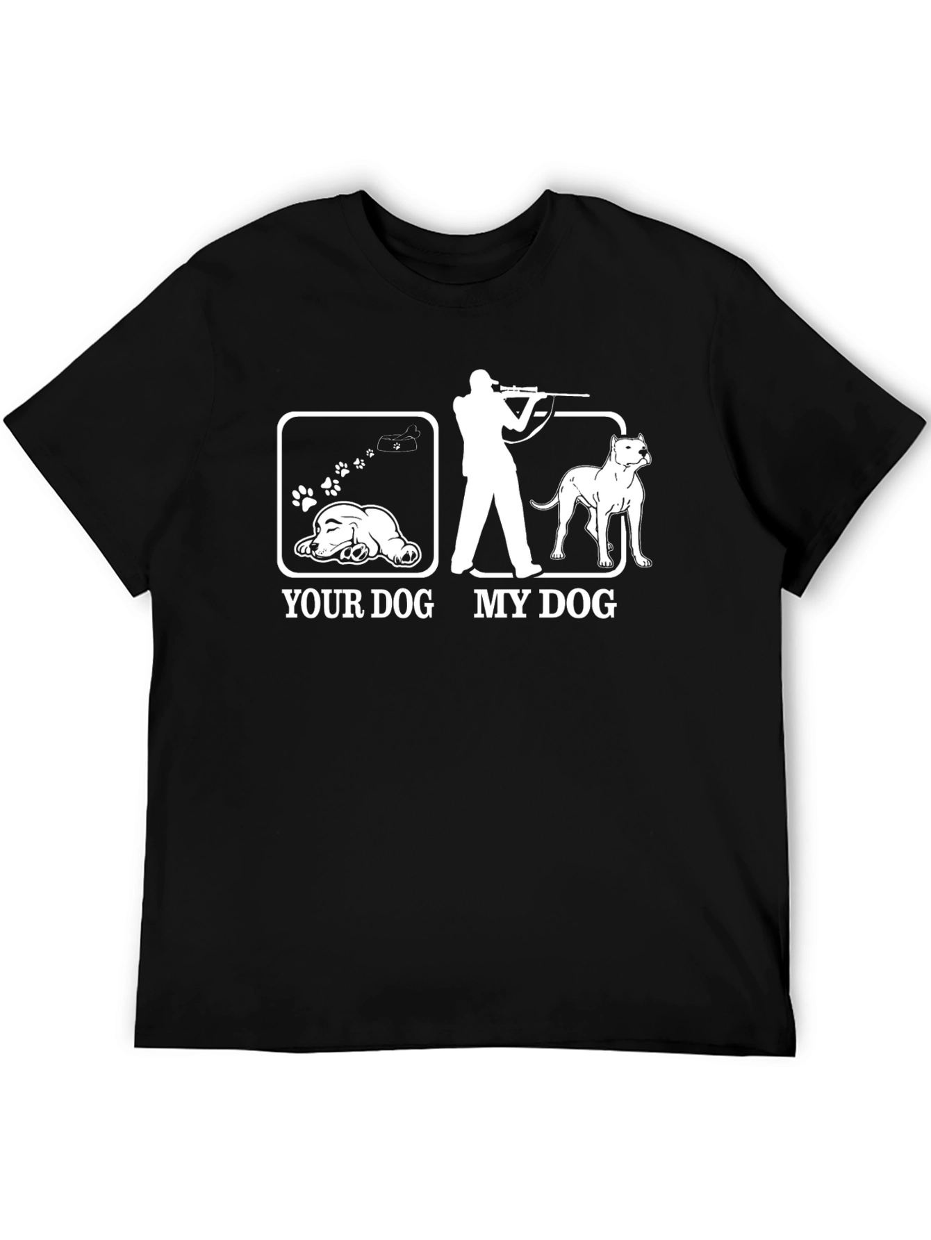 Funny Dog Lover T-Shirt: Your Dog vs. My Dog Graphic Tee