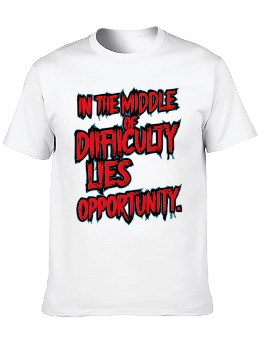 In the Middle of Difficulty Lies Opportunity T-Shirt