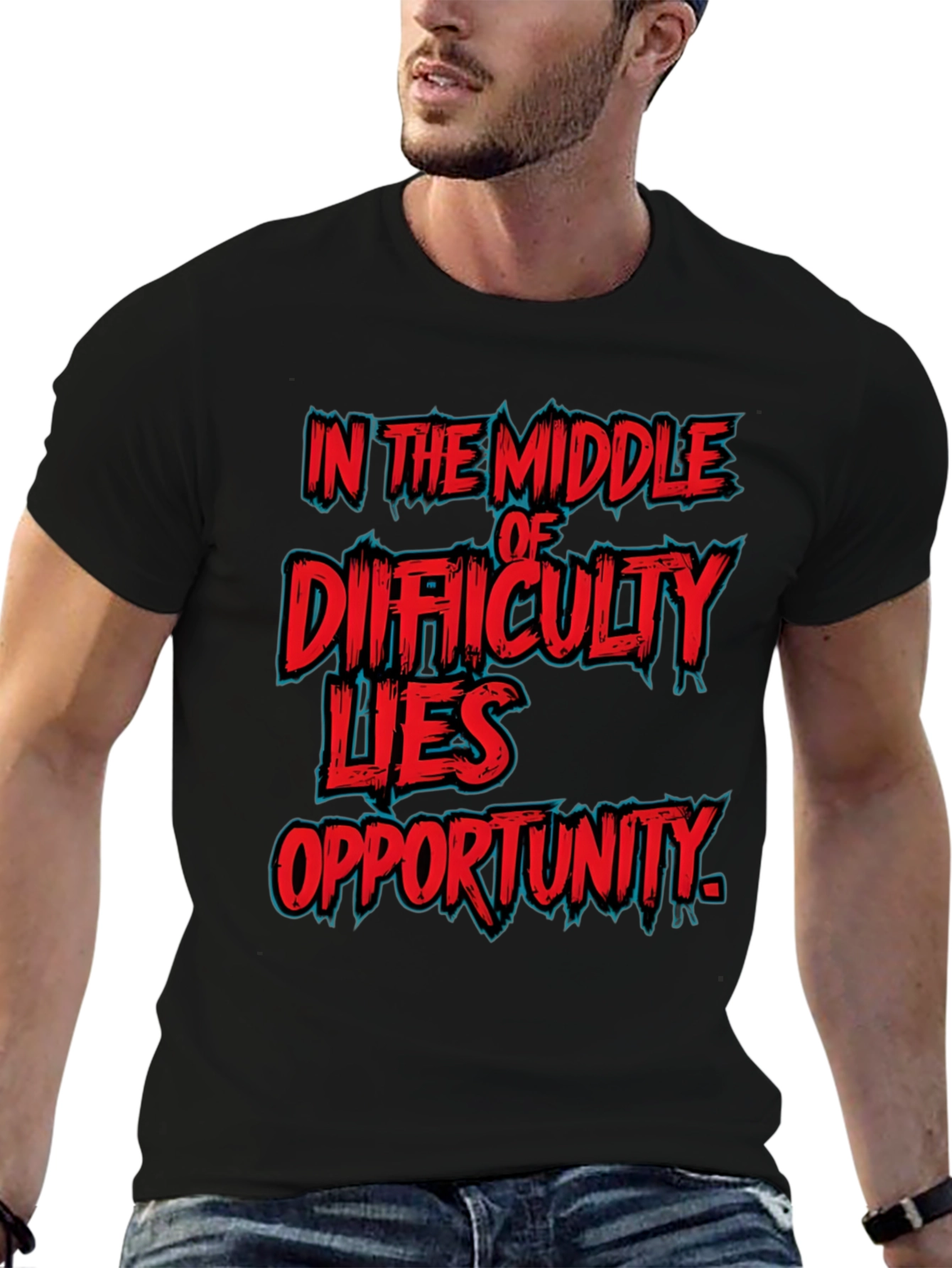 In the Middle of Difficulty Lies Opportunity T-Shirt