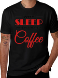 Why Sleep? Coffee Black T-Shirt
