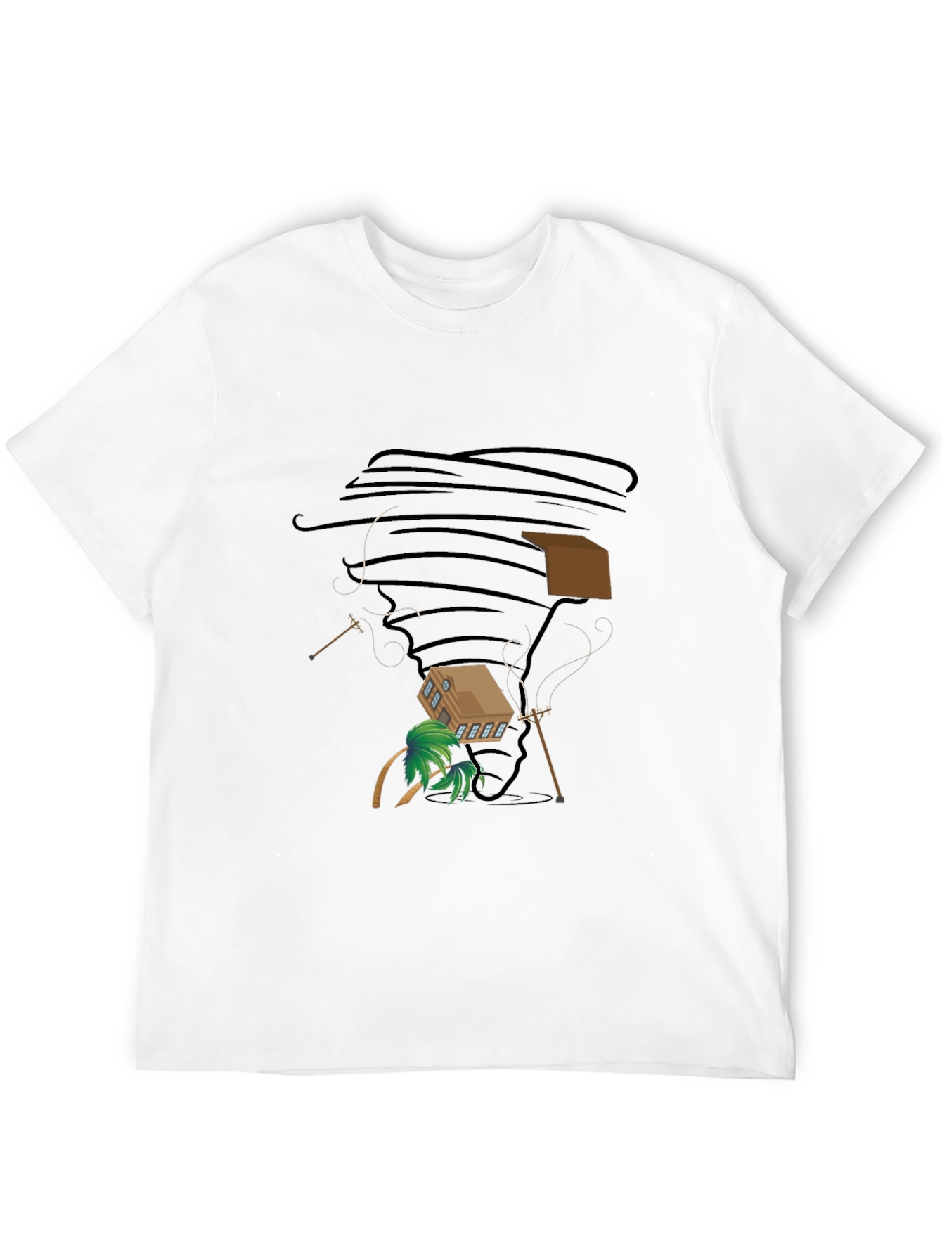 Tornado House Black T-Shirt