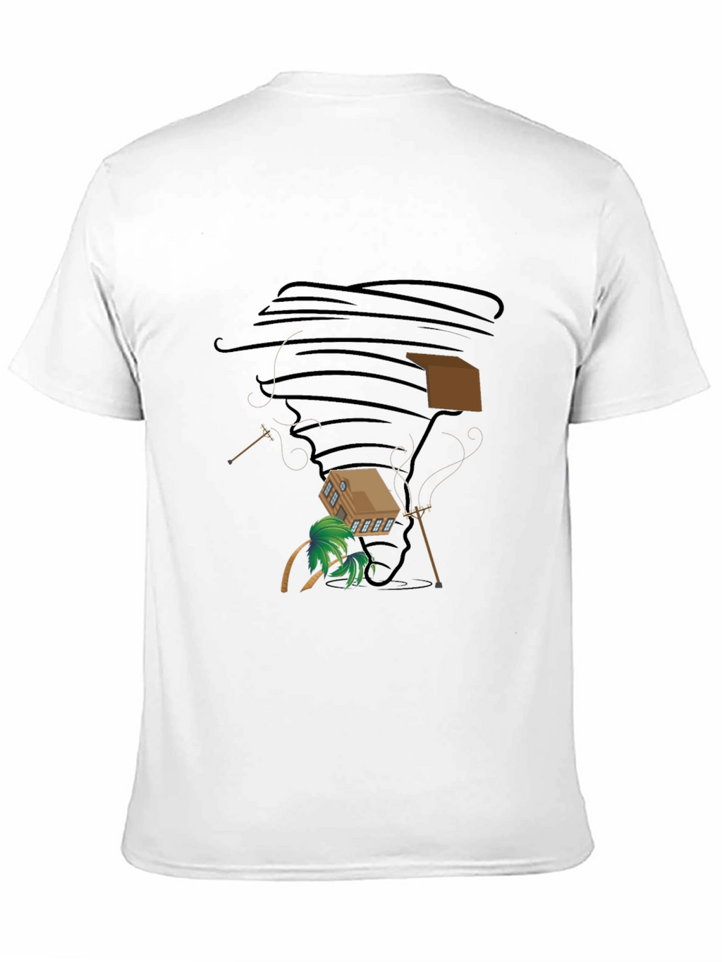 Tornado House Black T-Shirt