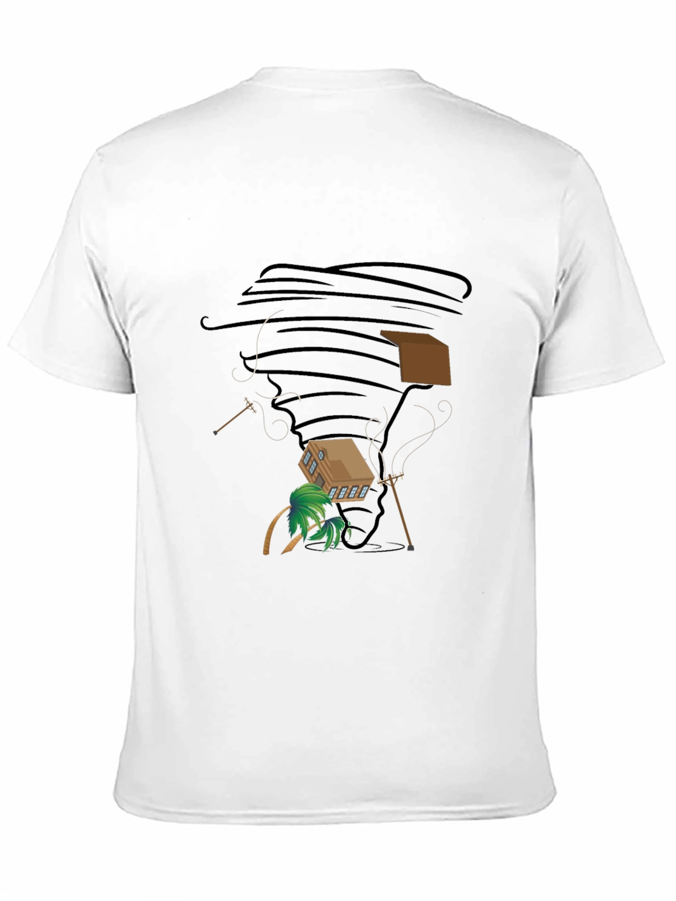 Tornado House Black T-Shirt
