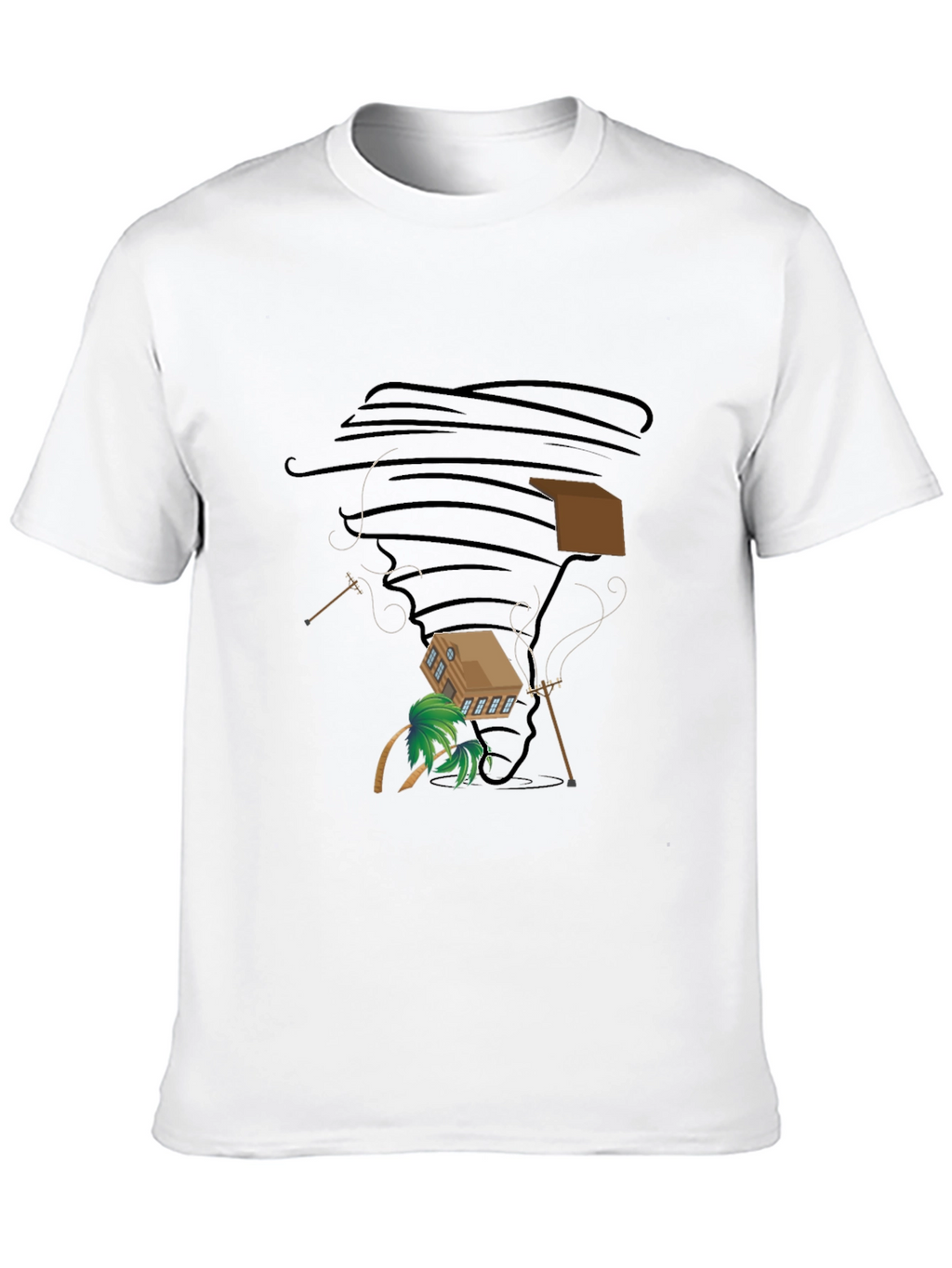 Tornado House Black T-Shirt