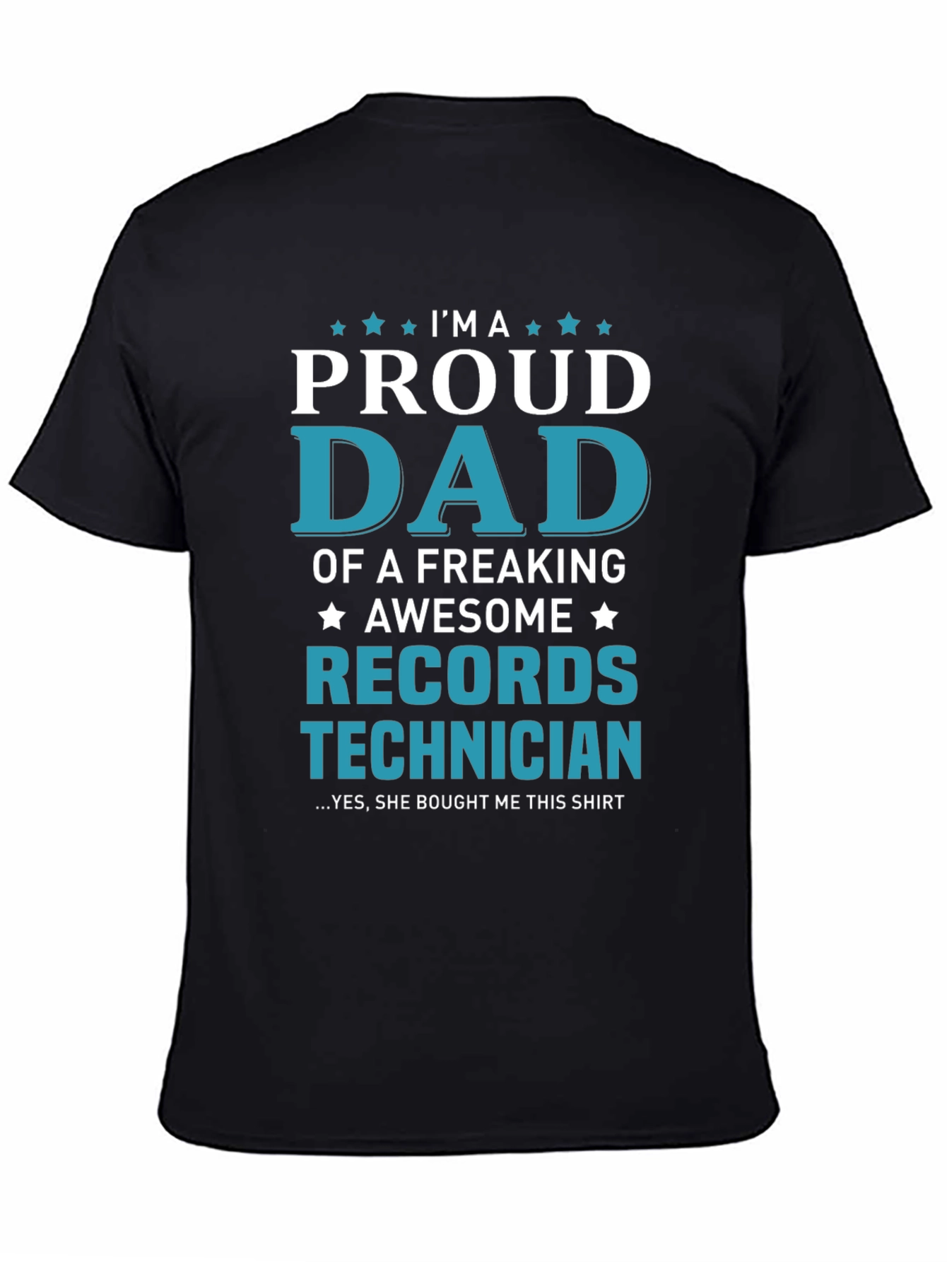 Proud Dad Records Technician T-Shirt