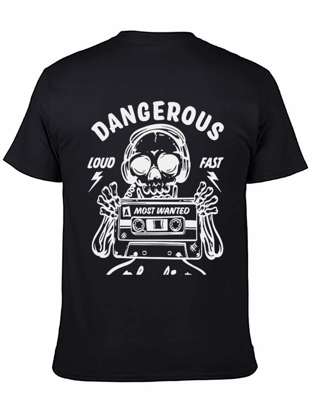 Dangerous Skull Graphic Tee - Loud & Fast Style