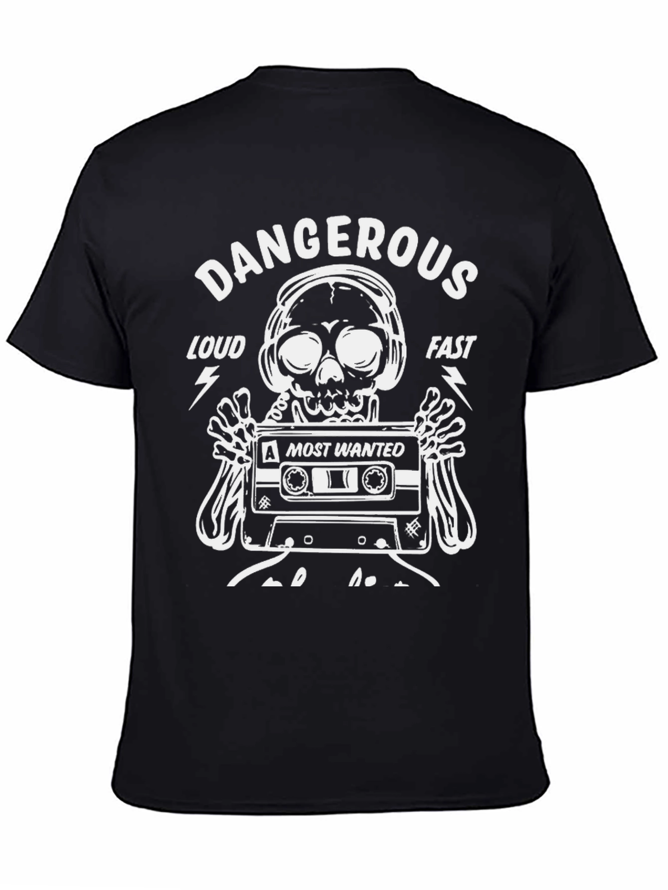Dangerous Skull Graphic Tee - Loud & Fast Style