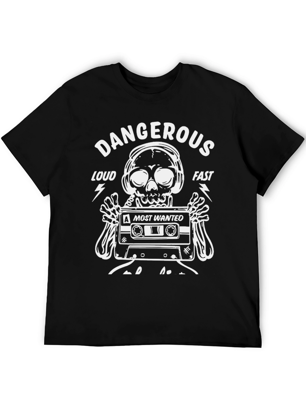 Dangerous Skull Graphic Tee - Loud & Fast Style