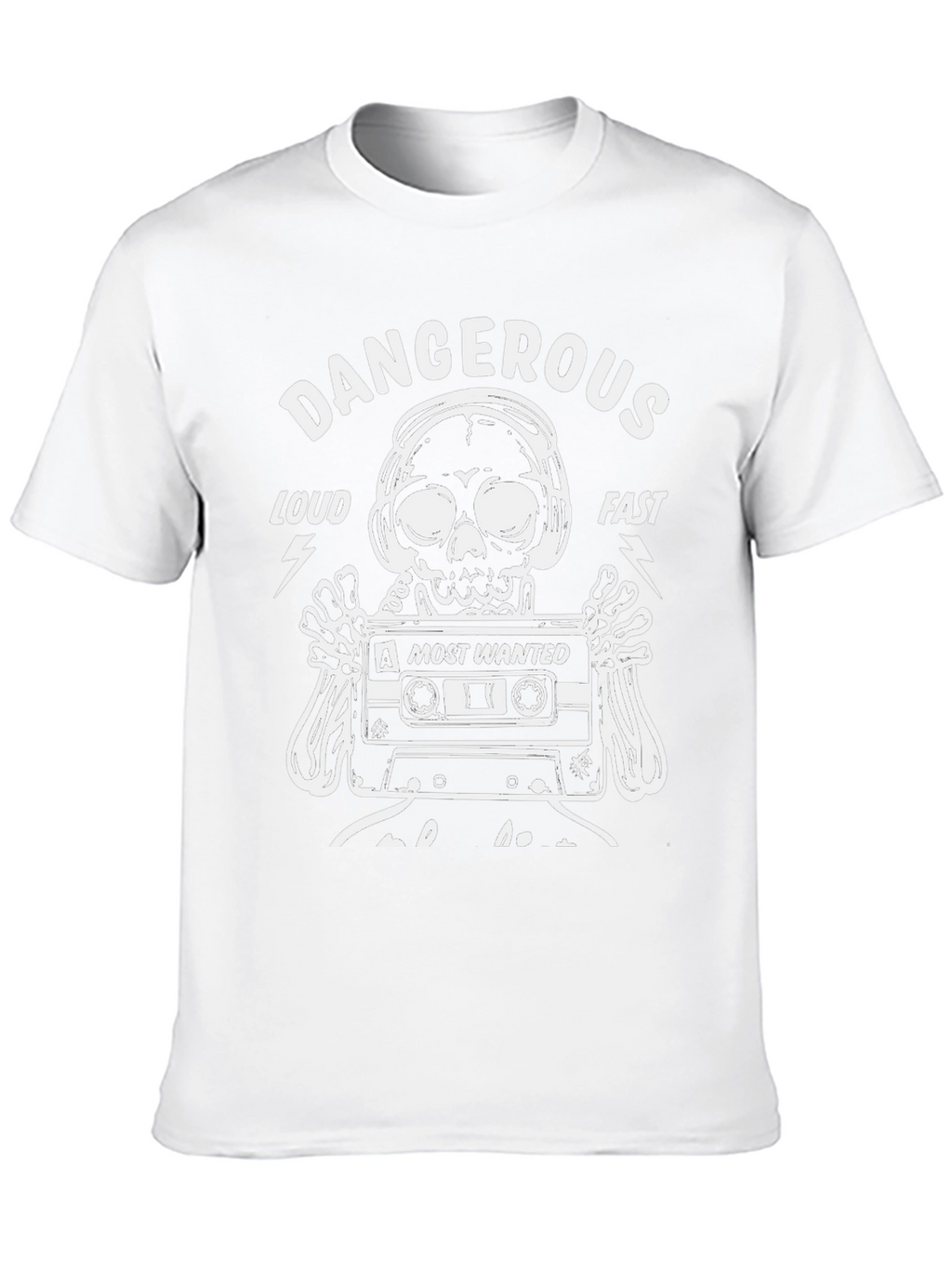 Dangerous Skull Graphic Tee - Loud & Fast Style