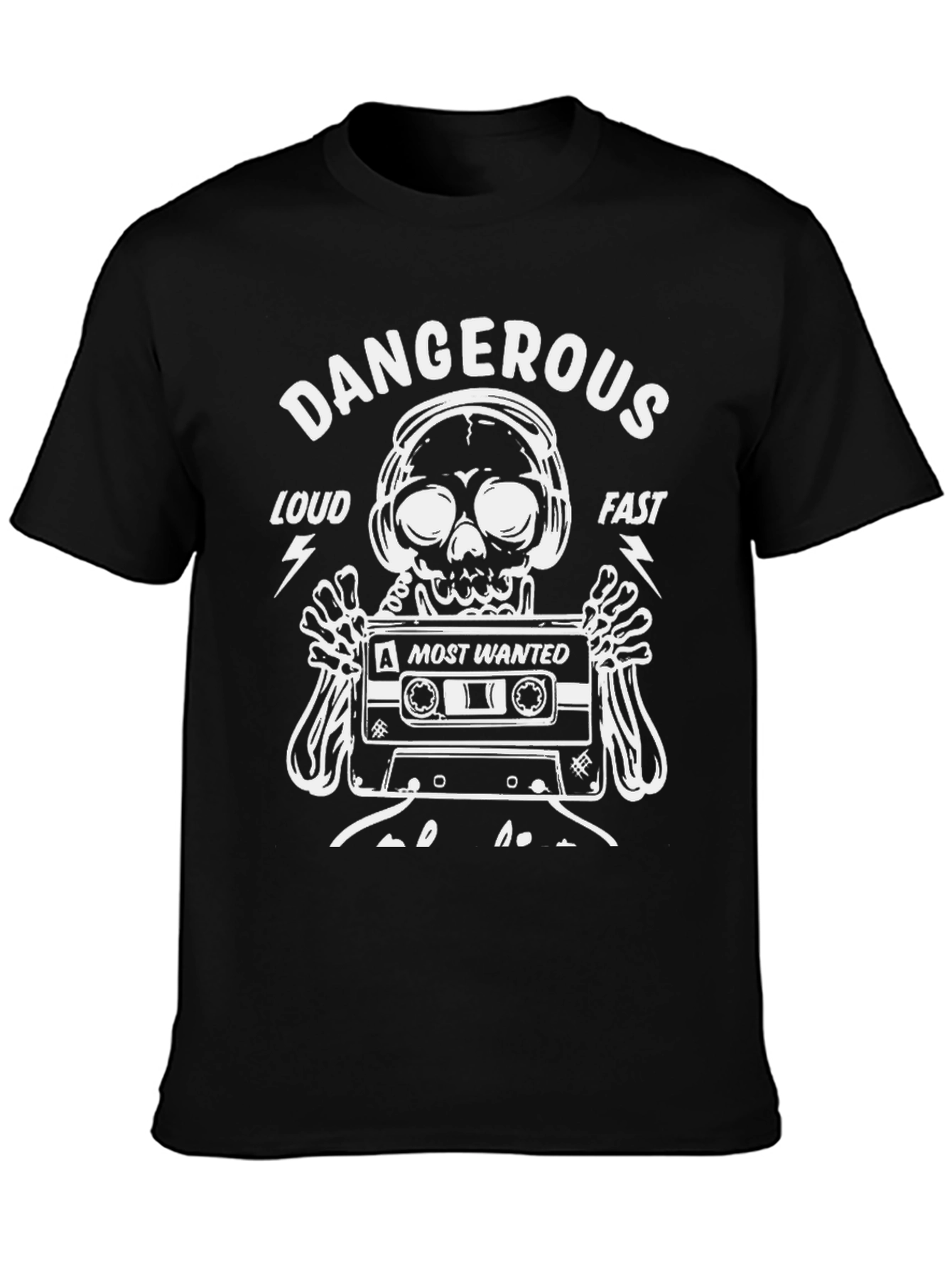 Dangerous Skull Graphic Tee - Loud & Fast Style